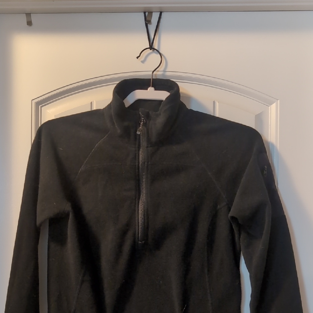 Black Half-Zip Pullover - image 2
